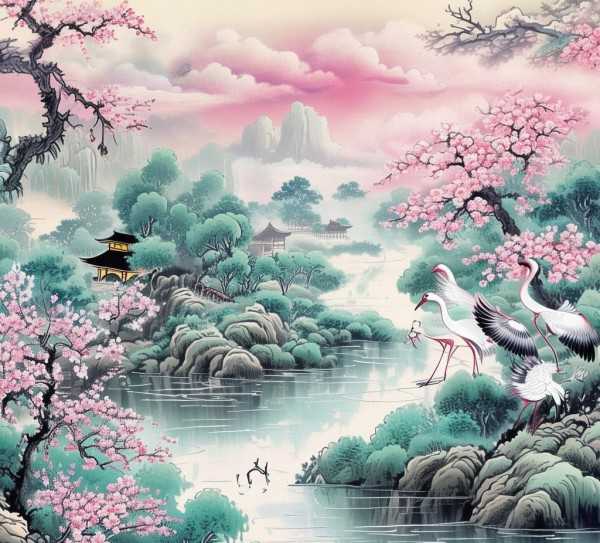 成语画卷之美，探寻比喻美好的成语赏析