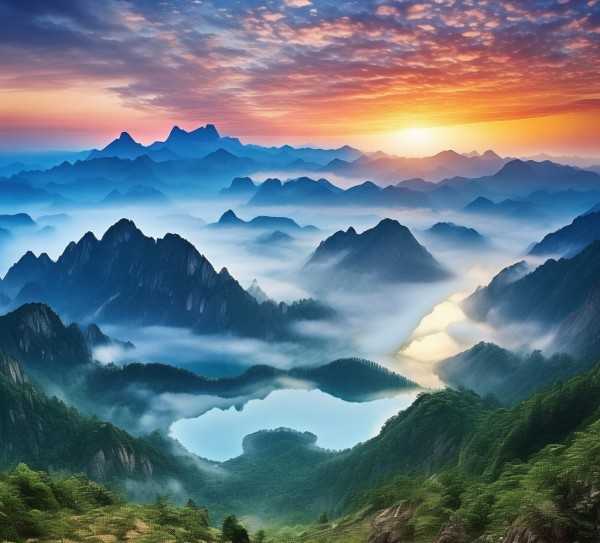成语中的自然画卷，天地景象成语解析,，成语的瑰宝，那些描绘天地景象的成语解析,成语,比喻,第1张