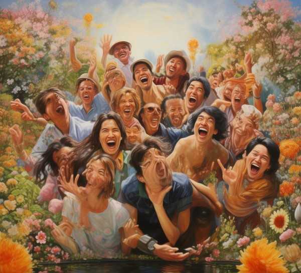 成语与词语之美，笑颜如花，乐在其中,笑颜开，乐在其中—探寻形容的成语与词语之美,成语,第1张