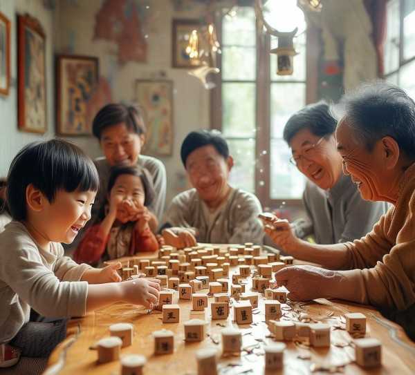成语接龙，妻子智慧，生活趣味演绎,妻成语接龙，传承智慧，演绎生活趣味,成语,第1张