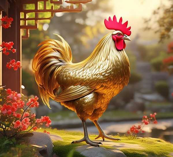 金鸡展翅，坚韧不拔，独领风骚的成语传奇,金鸡的成语故事，坚韧不拔，一枝独秀的,成语,第1张
